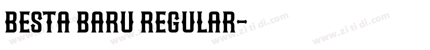 Besta Baru Regular字体转换